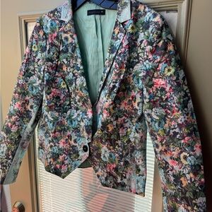 Floral Women's Blazer by